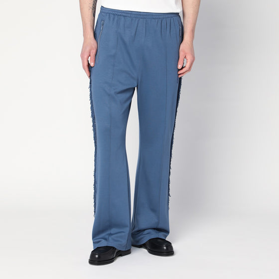 Needles Slate blue jogging pants with fringes