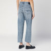 R13 Faded blue crossover jeans
