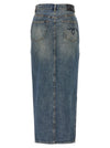 R13 Devon Side Slit Skirt
