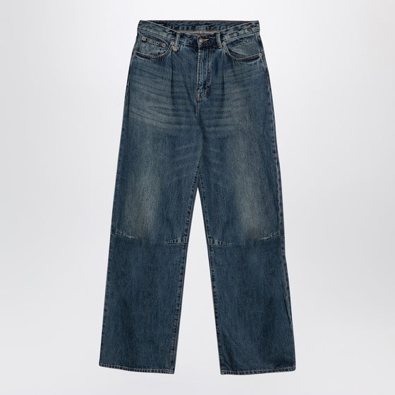 R13 Dawson blue wide denim jeans