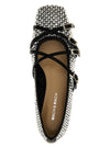 Mach & Mach Crystal Net Ballet Flats