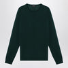 Roberto Collina Bottle green merino wool crew-neck sweater