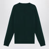 Roberto Collina Bottle green merino wool crew-neck sweater