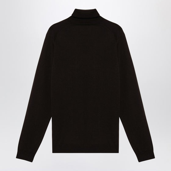 Roberto Collina Ebony merino wool turtleneck sweater