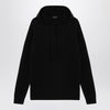 Roberto Collina Black cashmere hooded sweatshirt