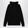 Roberto Collina Black cashmere hooded sweatshirt