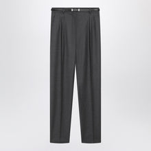  Max Mara Studio Dark grey wool trousers