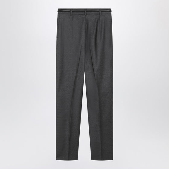 Max Mara Studio Dark grey wool trousers