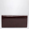 ROGER VIVIER Belle Vivier dark violet patent leather wallet with chain
