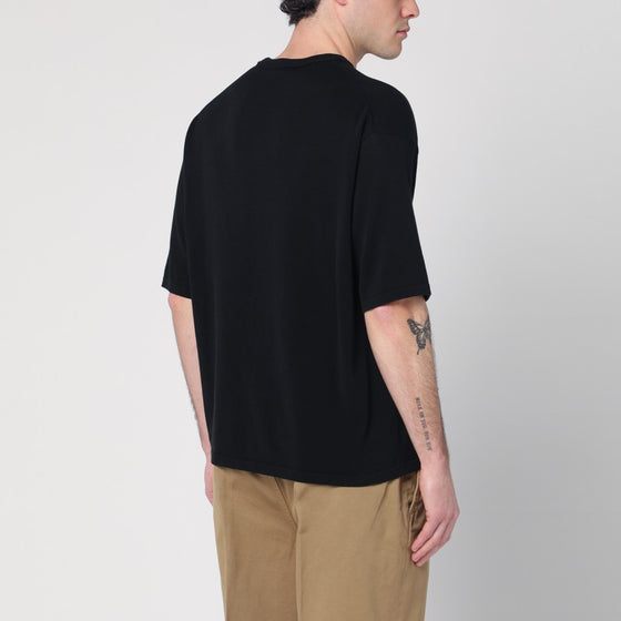 Roberto Collina Black sweater in cotton