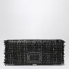 ROGER VIVIER Black Pilgrim clutch bag with micro sequins