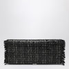 ROGER VIVIER Black Pilgrim clutch bag with micro sequins