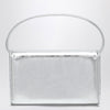 ROGER VIVIER Silver leather Micro Pilgrim bag