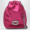 ROGER VIVIER Nano Pilgrim bag in fuchsia satin