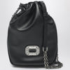 ROGER VIVIER Nano Pilgrim bag in black leather