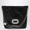 ROGER VIVIER Mini Pilgrim black leather bag