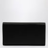 ROGER VIVIER Black satin clutch bag with buckle