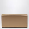ROGER VIVIER Beige satin Efflorescence clutch bag with buckle