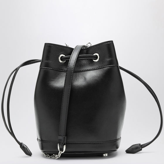 ROGER VIVIER Black leather bucket bag Très Vivier