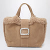 ROGER VIVIER Viv' Choc Mini leather shopping bag