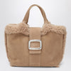 ROGER VIVIER Viv'' Choc Mini leather shopping bag