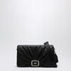 ROGER VIVIER Viv'' Choc Large black leather bag