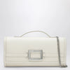 ROGER VIVIER Belle Vivier Clutch white
