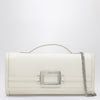 ROGER VIVIER Belle Vivier Clutch white