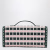 ROGER VIVIER Belle Vivier ice/pink/navy blue clutch bag