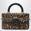 ROGER VIVIER Belle Vivier Vanity bag leopard print pony skin