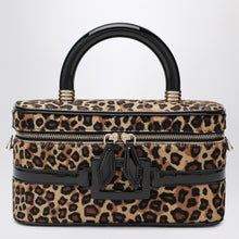  ROGER VIVIER Belle Vivier Vanity bag leopard print pony skin