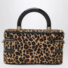 ROGER VIVIER Belle Vivier Vanity bag leopard print pony skin