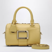  ROGER VIVIER Belle Vivier Bowling Bag in yellow leather