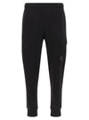 C.p. Company Diagonal Raised Fleece Pants With Lens Detail