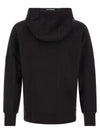 C.p. Company Diagonal Raised Fleece Sweatshirt With Lens Detail