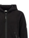 C.p. Company Diagonal Raised Fleece Sweatshirt With Lens Detail