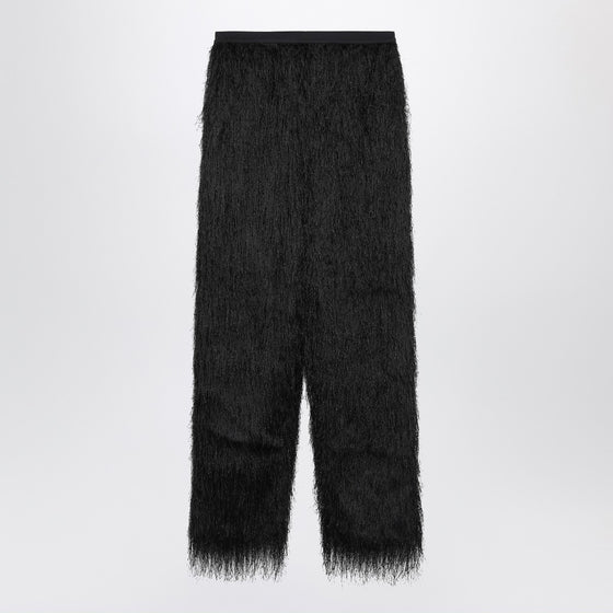 LouLou De Saison Black Reed fringed trousers