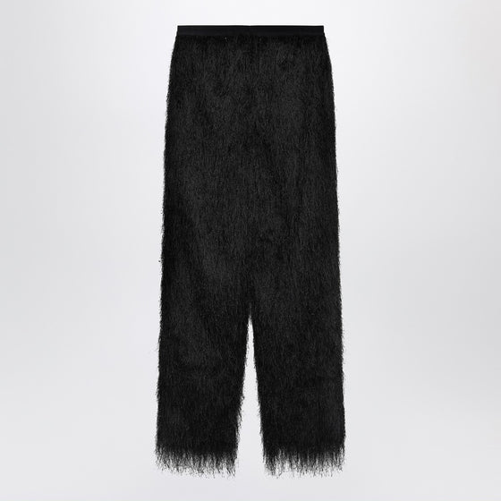 LouLou De Saison Black Reed fringed trousers