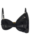 Elisabetta Franchi Satin Bra And Tulle