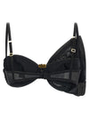 Elisabetta Franchi Satin Bra And Tulle