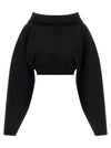 Rick Owens Cropped Hoodie