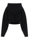 Rick Owens Cropped Hoodie