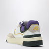 AUTRY Low CLC white/purple/dark green sneaker