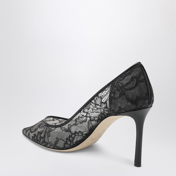 Jimmy Choo Romy 85 pumps in lace with logo