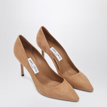  Jimmy Choo Romy 85 pumps in toffee colour suede