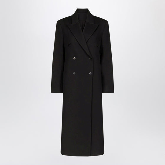 LouLou De Saison Black Rosco double-breasted coat
