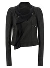 Rick Owens Scarf Biker Jacket
