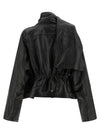 Rick Owens Cropped Scarf Flight Jacket