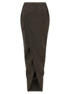 Rick Owens Soft Pillar Long Skirt