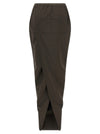 Rick Owens Soft Pillar Long Skirt